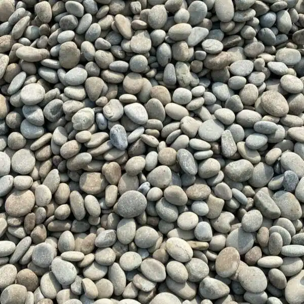 GREY COLOUR (3-6 CM) BEACH PEBBLES - Image 3