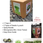 Microgreen Mini Gifting Kit - Grow Your Own Fresh Microgreens at Home