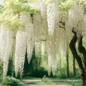 Wisteria Sinensis (Alba) – Fragrant Climbing Vine | Garden Decor