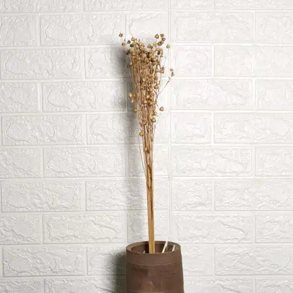 Dried Linseed Flax Flowers - Image 2