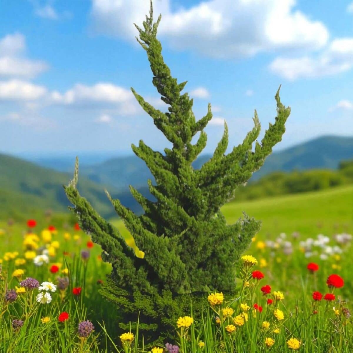 Juniperus Chinensis 'Torulosa' (Hollywood Juniper) : Elegant Evergreen Tree - Image 1