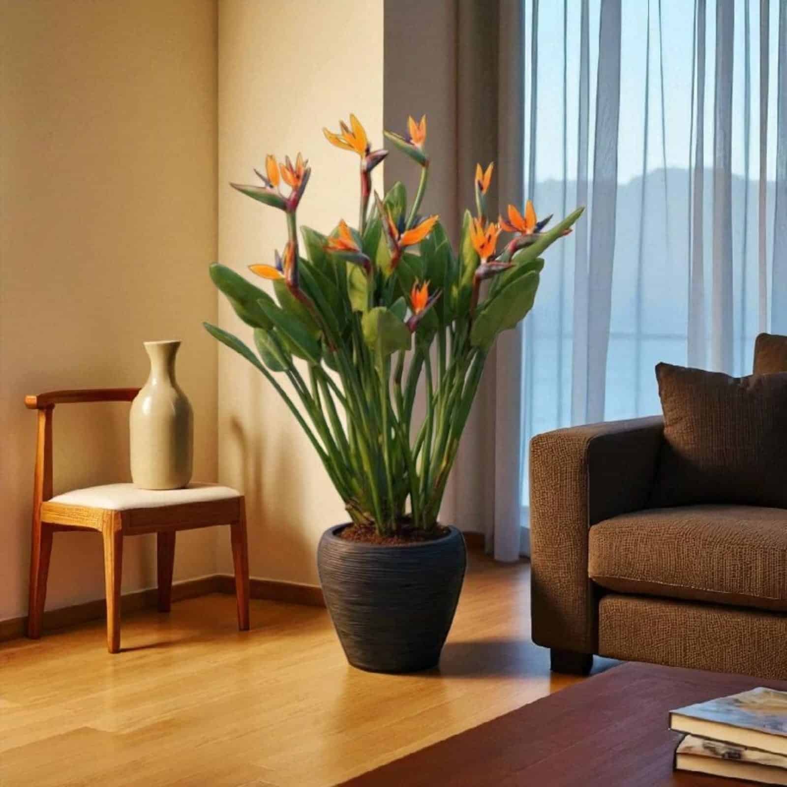 e04a6ef6-e3a0-4374-91a7-f450a2afe466 Bird of Paradise Orange (Strelitzia Reginae) XL Size Plant - Image 1