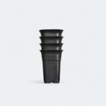 Square Tall Pot 3.5 Inches (Diameter)/5 Inches (Height)
