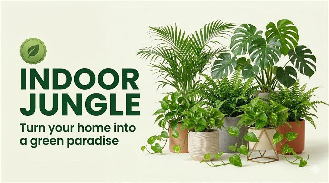 Indoor Jungle - turn your home into a green paradise